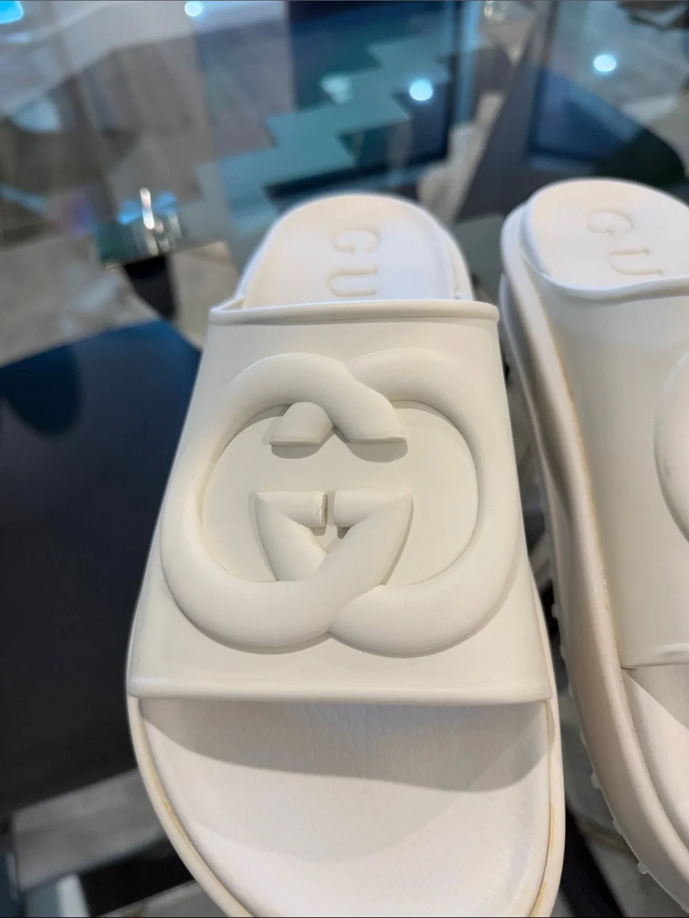 Soft rubber GG Off White